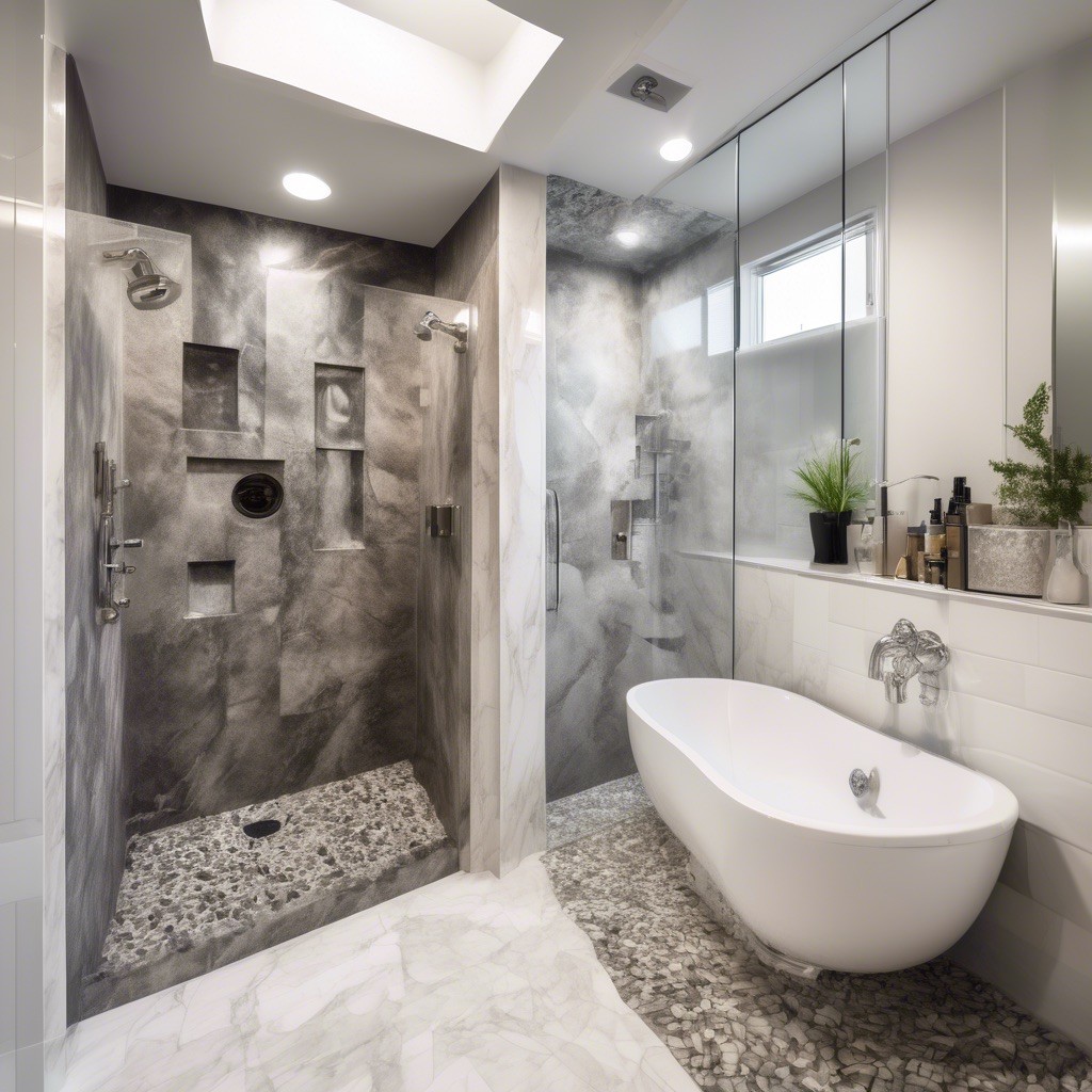 Bathroom tile with bathtub | Raider Flooring