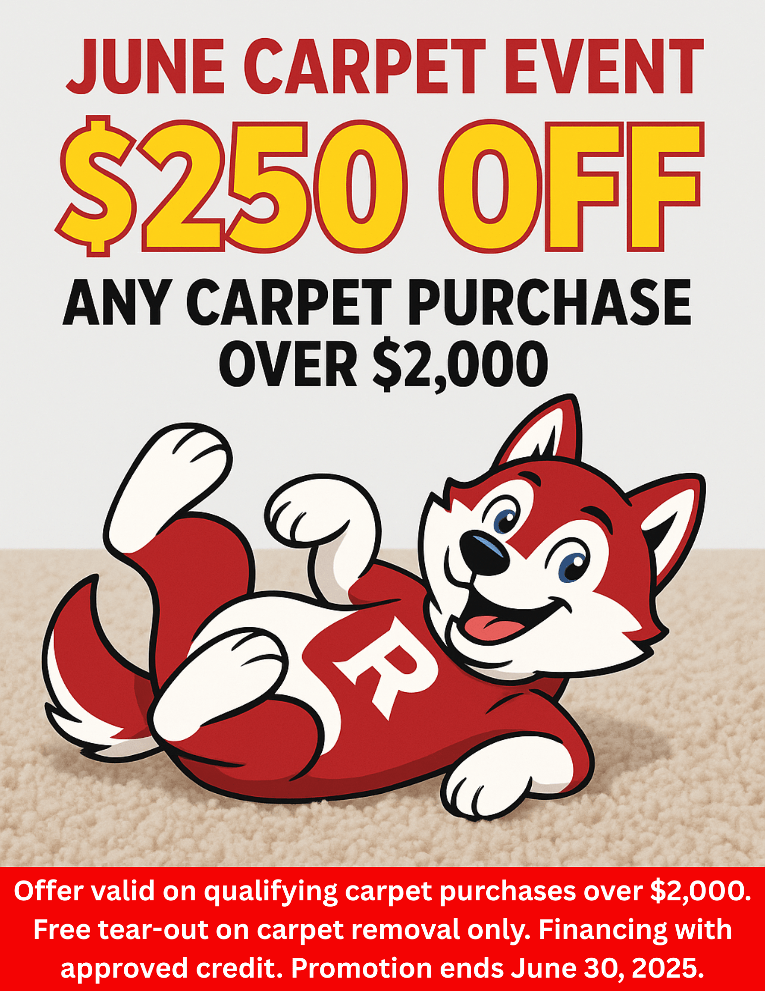 June Carpet Evnt