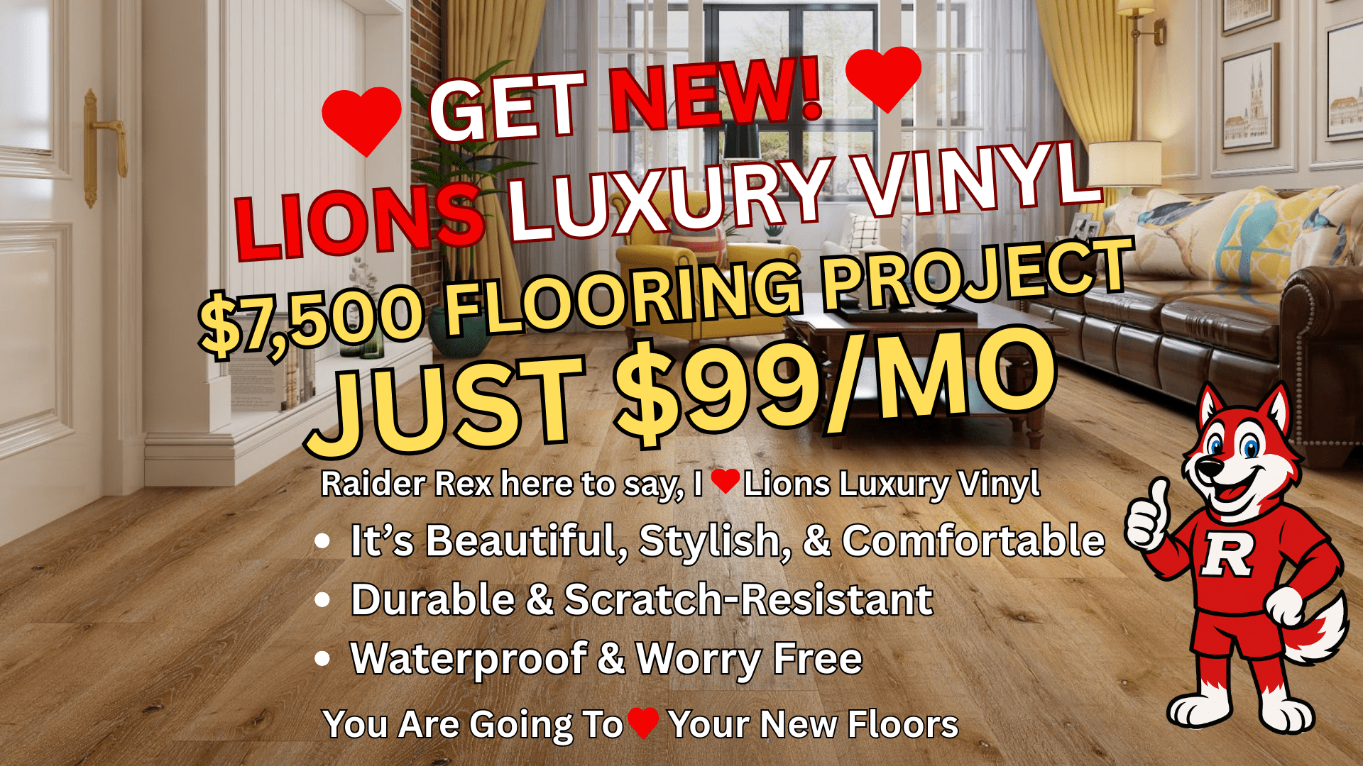 Lions Vinyl Ad