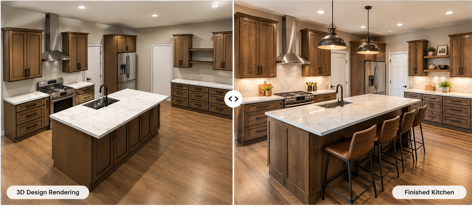 Kitchen Design_ Render to Reality