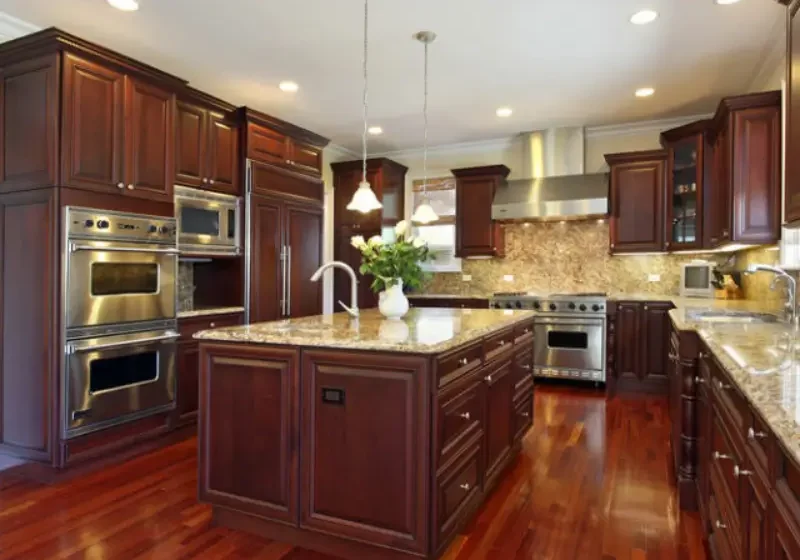 professional kitchen remodeling services in Lubbock with tile laminate hardwood flooring cabinets countertops backsplash and precise installation